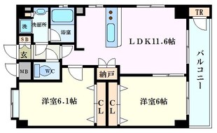 リーベングランツ平和大通りの物件間取画像